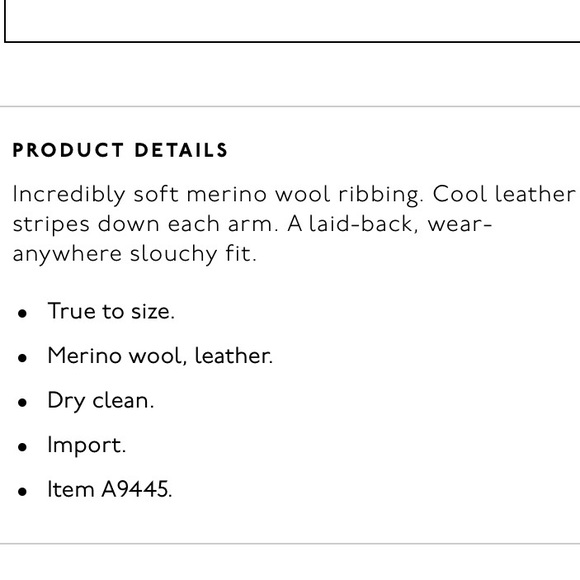 Madewell leather-stripe marled sweater - Picture 4 of 7